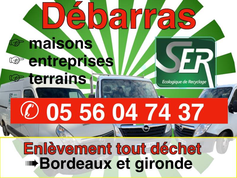 Débarras Garages, Greniers, Terrains, Granges, Maisons 33