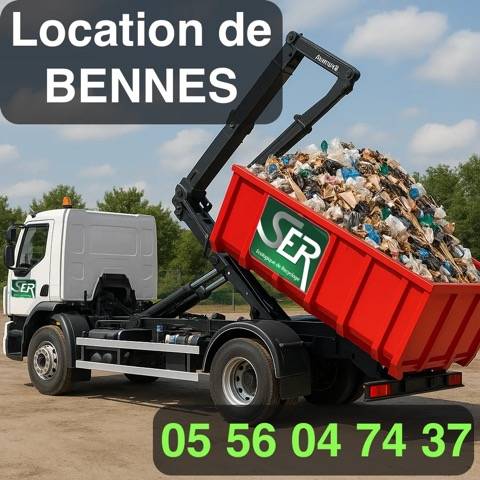 Camion de location pour déménagement et recyclage à Bordeaux en Gironde